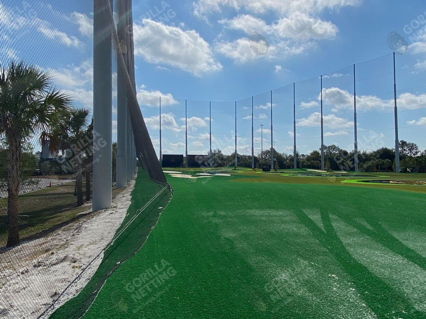 Netting Replacement & Pole Painting at Topgolf Tampa