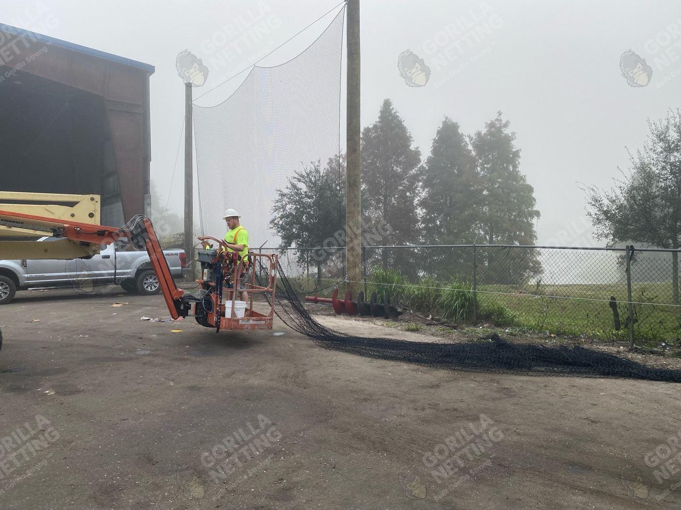 Barrier Netting Installation for Waste Connections