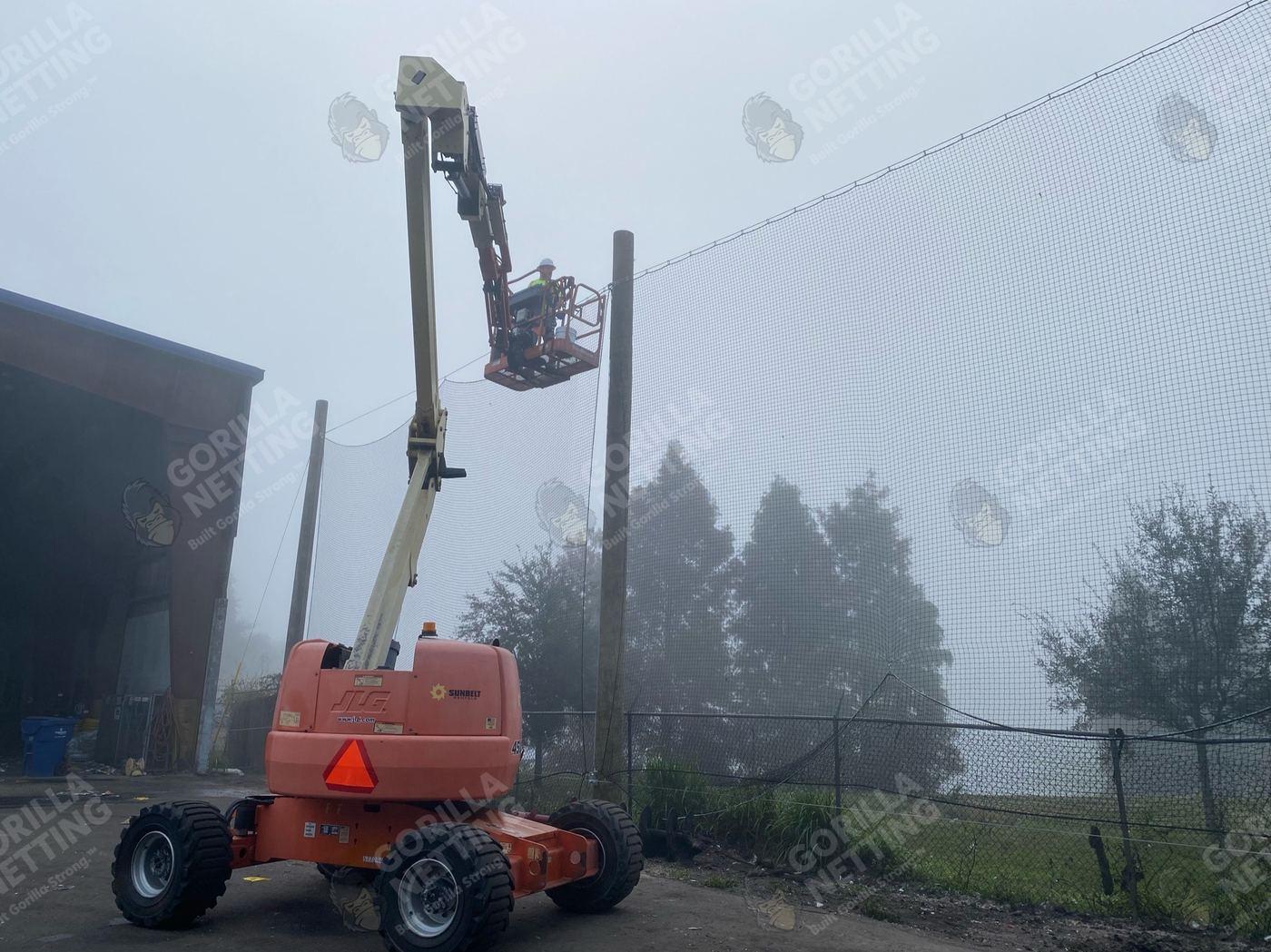 Barrier Netting Installation for Waste Connections