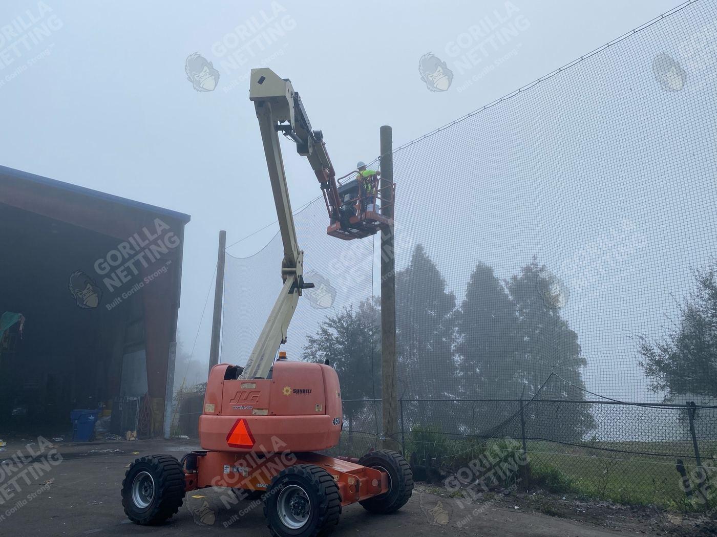 Barrier Netting Installation for Waste Connections
