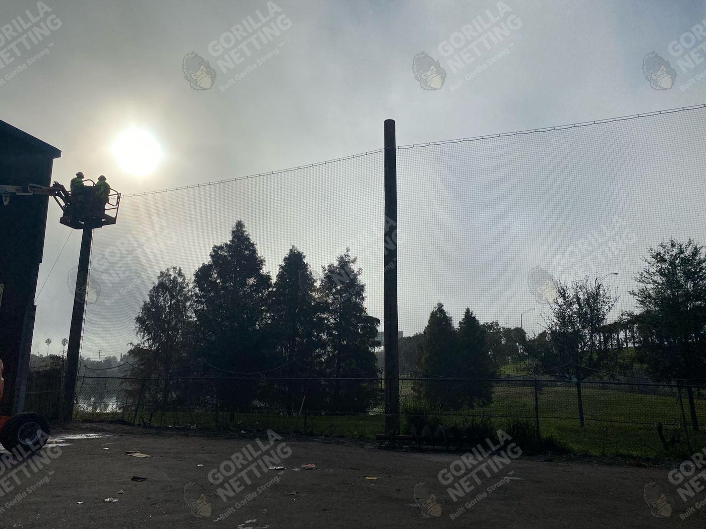 Barrier Netting Installation for Waste Connections