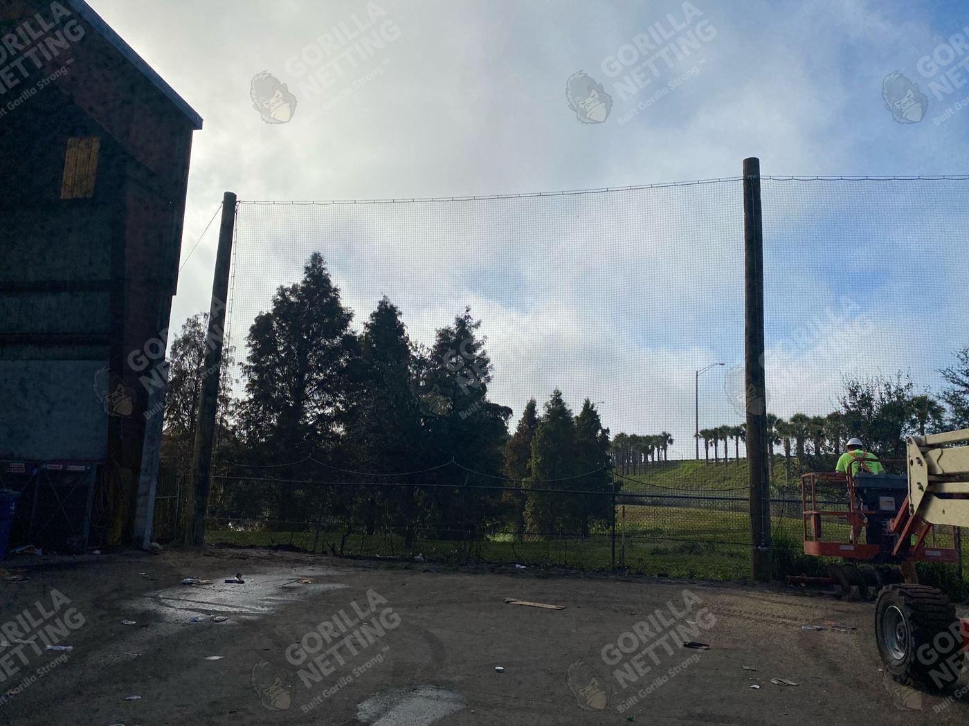 Barrier Netting Installation for Waste Connections