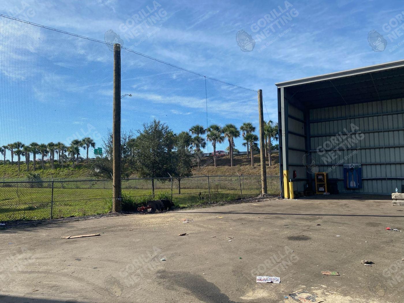 Barrier Netting Installation for Waste Connections