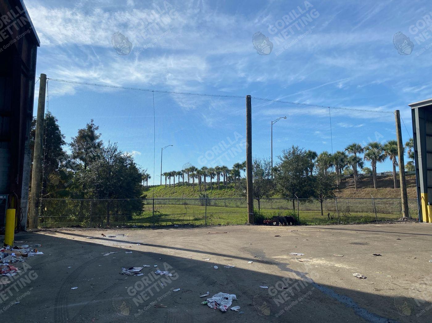 Barrier Netting Installation for Waste Connections