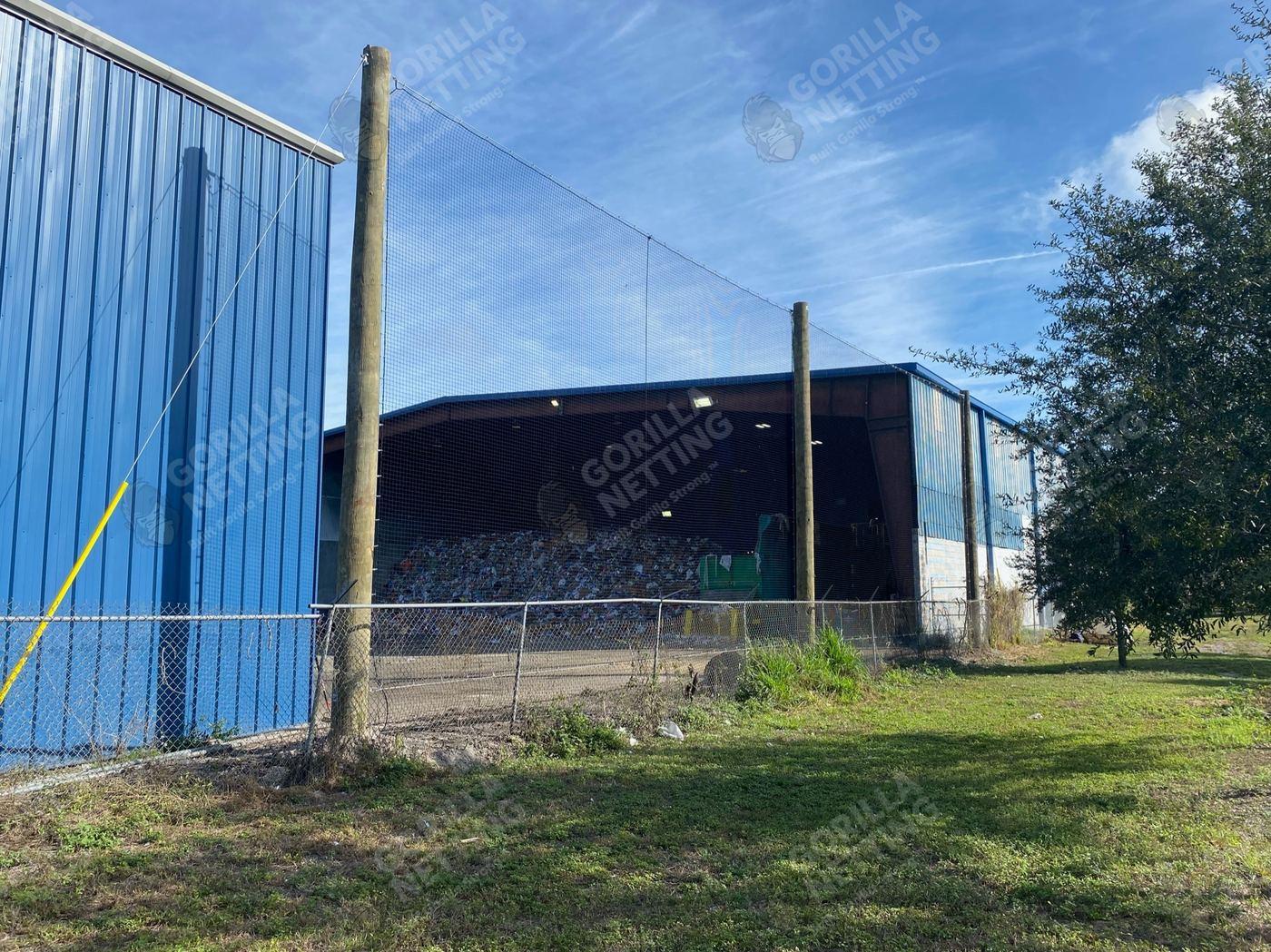 Barrier Netting Installation for Waste Connections