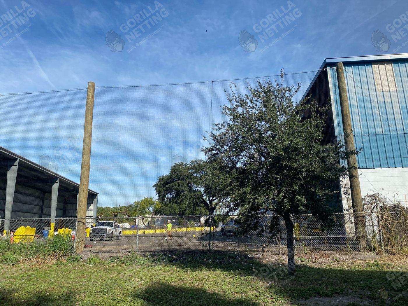 Barrier Netting Installation for Waste Connections