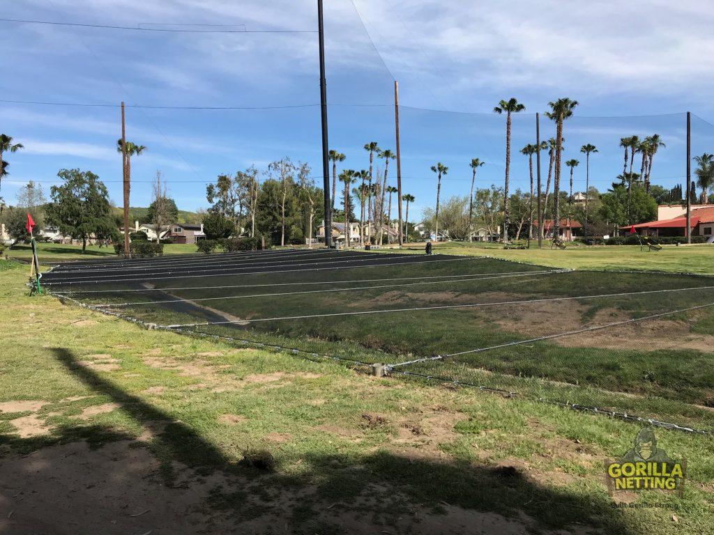 Driving Range Netting Repair at Lake Lindero Country Club