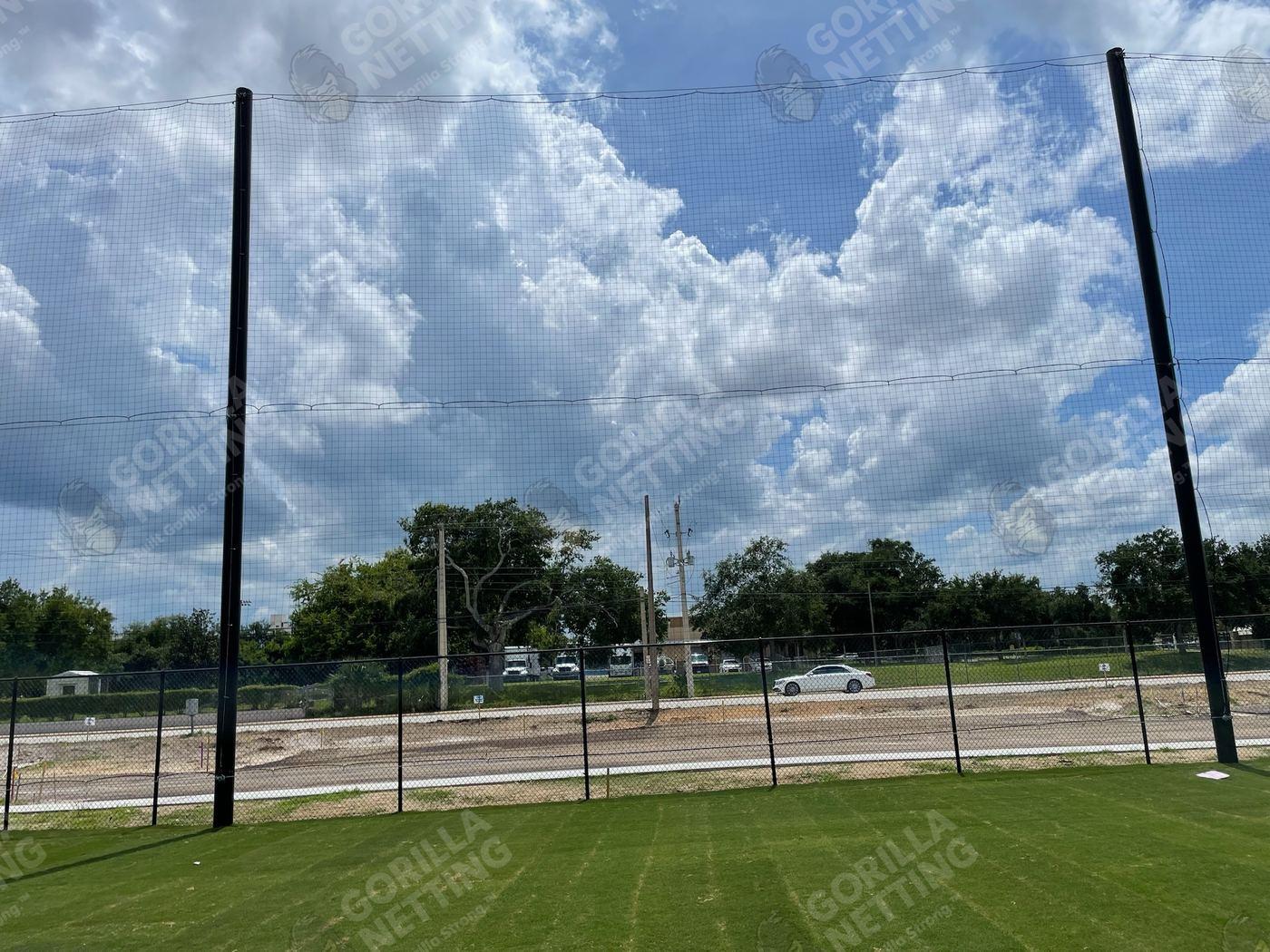 Baseball Barrier Netting Installation at Daytona State College