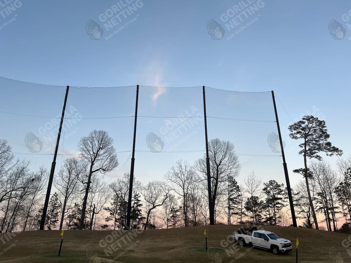 Driving Range Netting Panel Replacement at Dunwoody Country Club