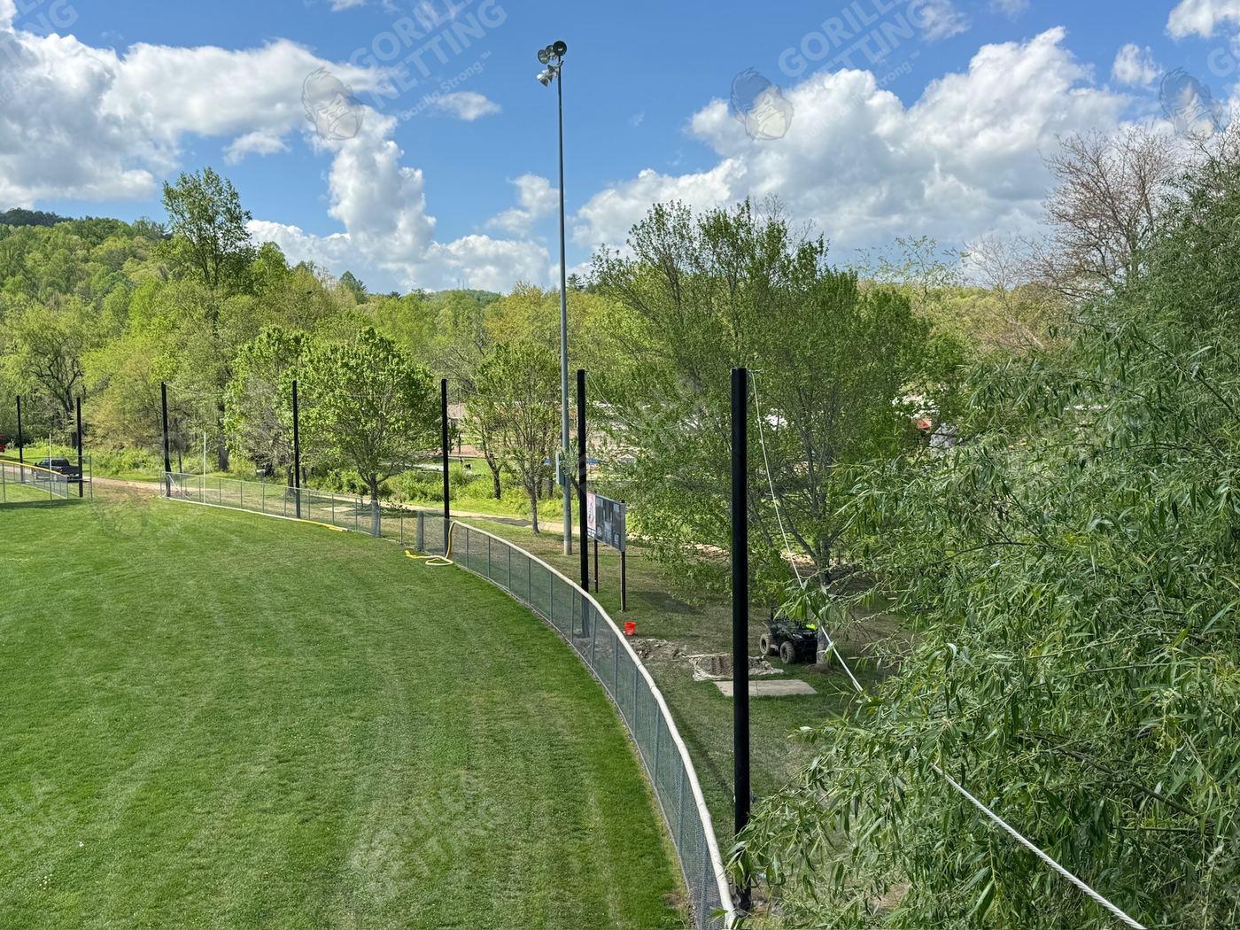 Softball Field Safety Netting for Jackson County Parks and Recreation