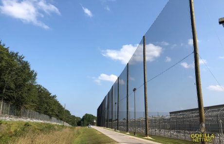 Completed Anti-Contraband Security Perimeter Netting System