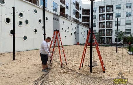 Sports netting at the Lyndon at Springtown