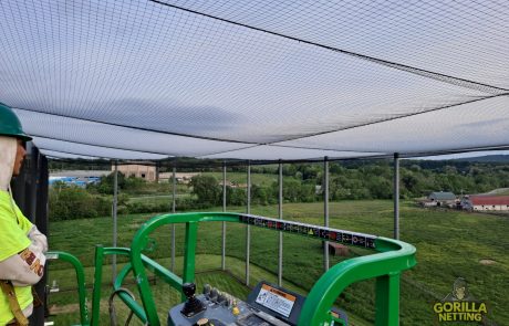 Netted Drone Enclosure Roof Repair & Replacement at Virginia Tech Drone Park