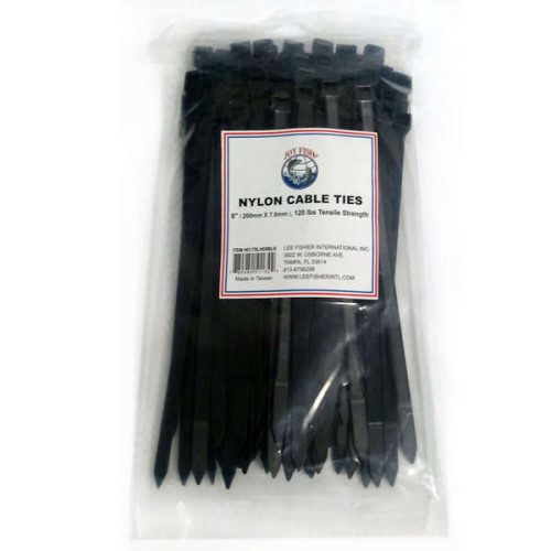Example of 8" 120LB Nylon Cable Ties
