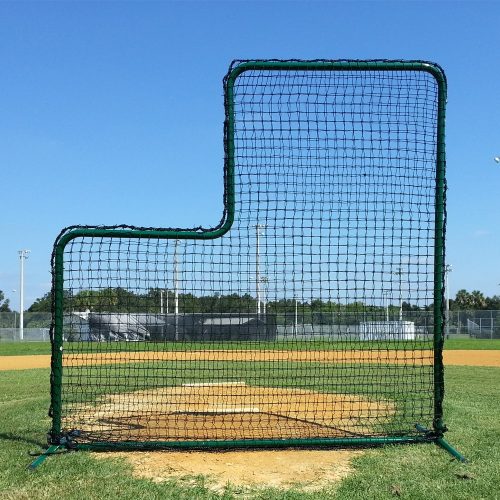 Example of a Dynamax Sports Pro 7' x 7' L-Screen Frame & Net
