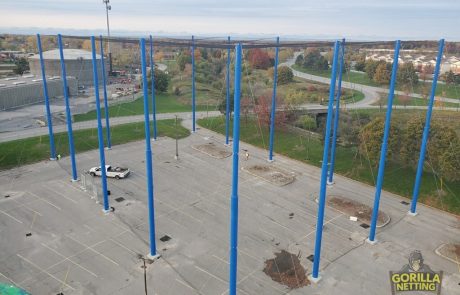 Netted Drone Enclosure Installation at University at Buffalo, by Gorilla Netting